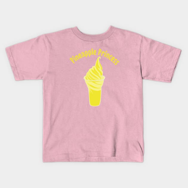 Pineapple Princess Shirt Kids T-Shirt by IEatFanBoys